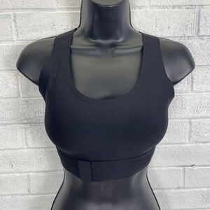She Curve Front Closure Cross  Back  Wireless Posture Bra Womens Size M Black